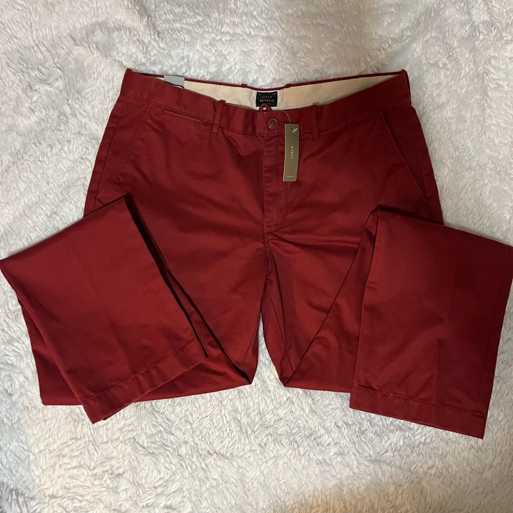 J CREW Broken In 770 Men's Rust Straight Legs Chino Pants Size
36x32